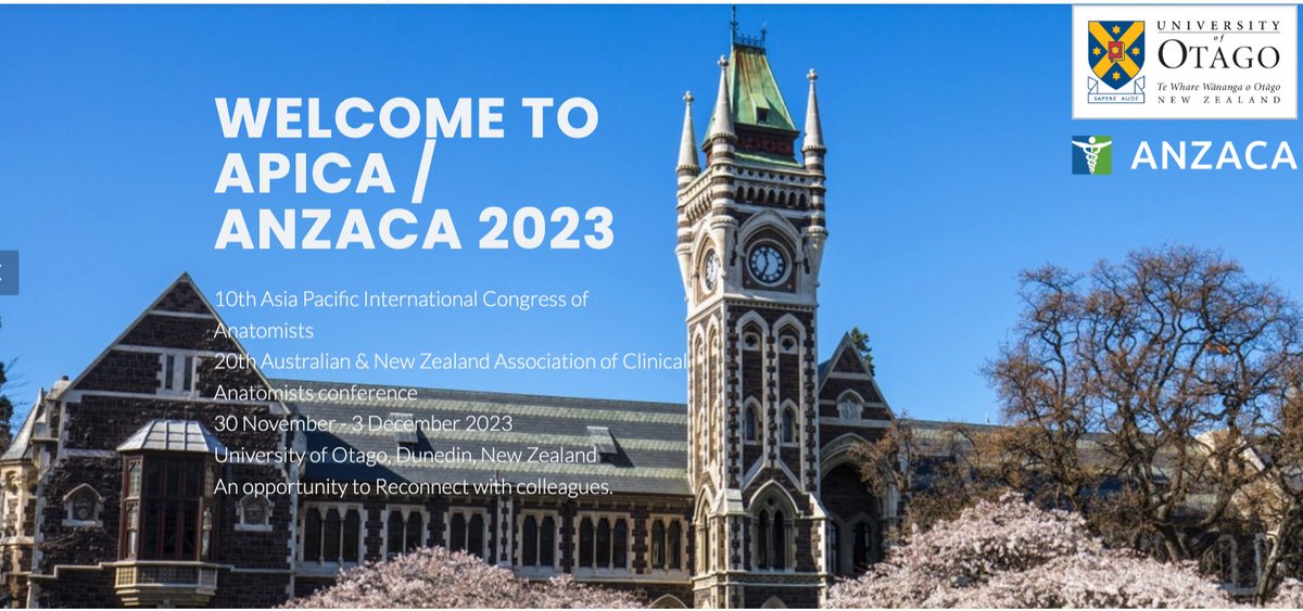 📢 Now's the moment to take a look at your email inbox 📥! We've just dispatched the notification regarding your presentation format (Podium/Poster) <a href="/Apica2023/">ANZACA-APICA Conference 2023</a> <a href="/ANZACA_Inc/">Australian & NZ Association of Clinical Anatomists</a> .

Register your spot apica2023.com/index.html#reg… and join us <a href="/Apica2023/">ANZACA-APICA Conference 2023</a>

We look forward to seeing you all soon