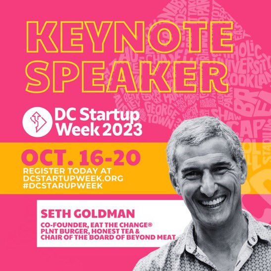 Web3DC's tweet image. I&apos;m excited to attend From Disruptive to Mainstream: A Blueprint to Building Purposeful Startups that Change Industries with Serial Entrepreneur @HonestSeth @DCstartupweek sched.co/1SIm3 @dcstartupweek #dcstartupweek