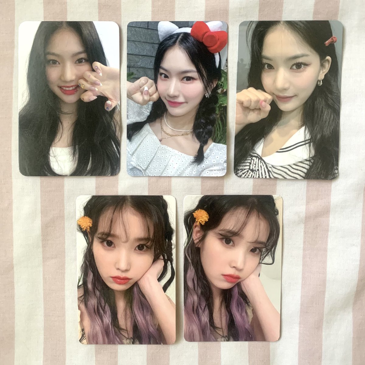 wyhauI's tweet photo. # wts lfb ph

isa horanghae ₱400
isa hello kitty ₱800 free pf and any 1 nj pc
isa stayc cool party fm ₱1300 free pf/sf and any two newjeans pc
iu golden hour md ₱150 each or ₱290 set

+ pf sf ; payo or 24 hours
mop gcash mod jnt
dm @chgrins if inch or to claim https://t.co/wn2ZkXPXUC