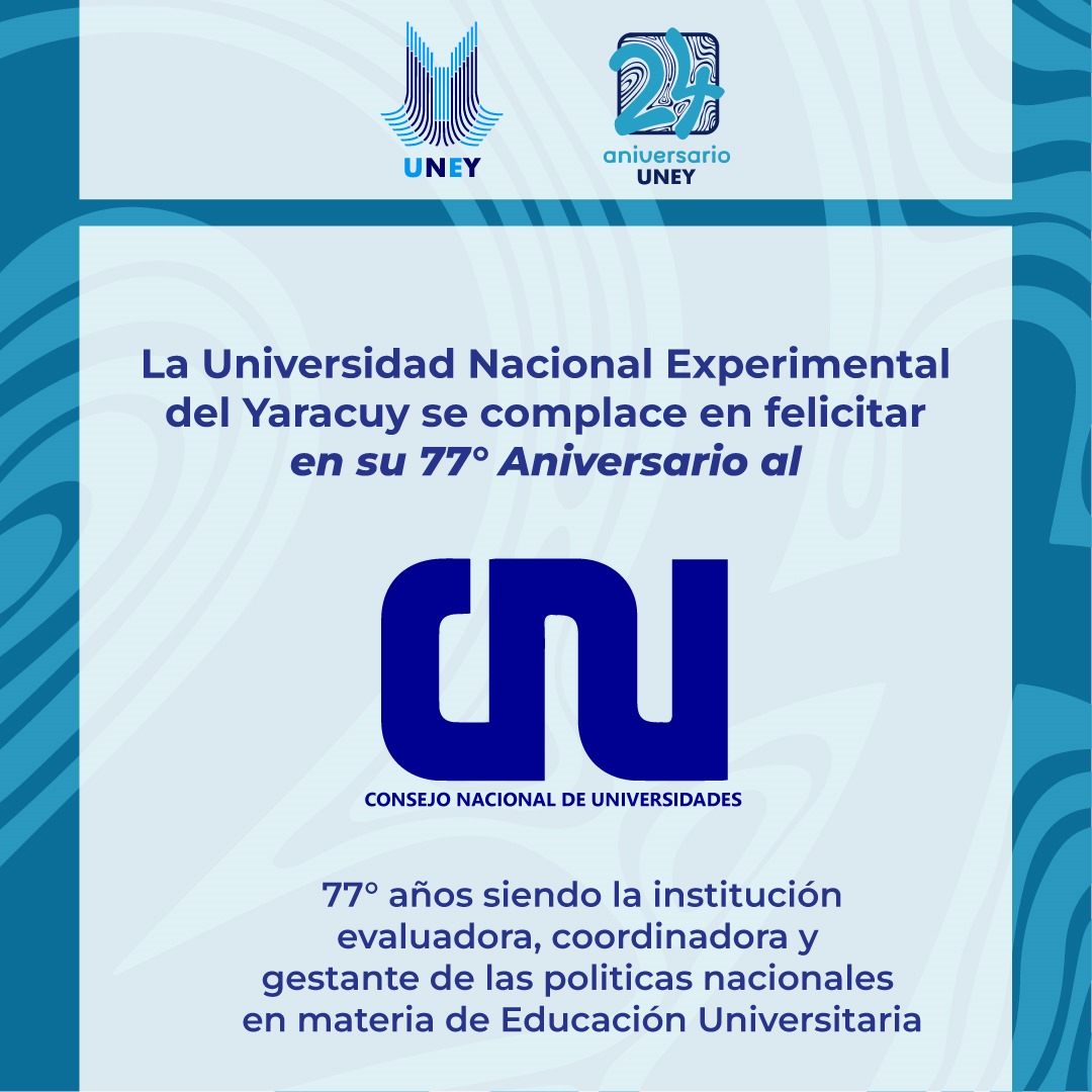 Prensa UNEY (@prensauney) on Twitter photo Un día como hoy en 1946, se crea #CNU por el Estatuto Orgánico de la Ley de Universidades, por ello, celebramos el rol que ha cumplido esta instancia en la planificación y transformación de la educación para la formación de profesionales. <a href="/MedozaWullian/">Wullian Mendoza</a> @opsuVzla <a href="/sandraoblitasr/">Sandra Oblitas Ruzza</a> Un día como hoy en 1946, se crea #CNU por el Estatuto Orgánico de la Ley de Universidades, por ello, celebramos el rol que ha cumplido esta instancia en la planificación y transformación de la educación para la formación de profesionales. <a href="/MedozaWullian/">Wullian Mendoza</a> @opsuVzla <a href="/sandraoblitasr/">Sandra Oblitas Ruzza</a>