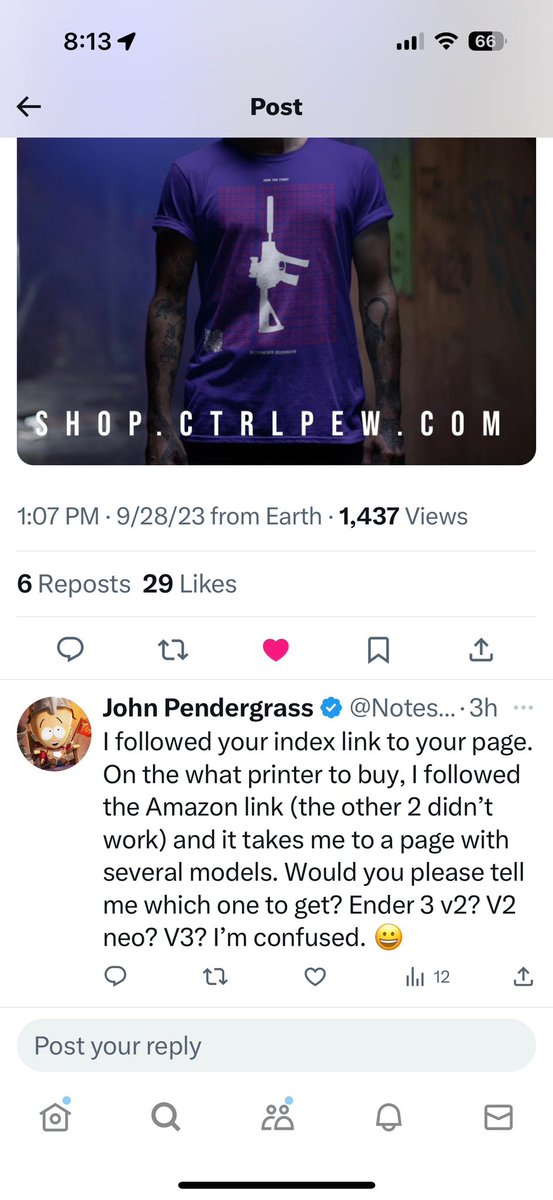 TexAtHeartUT's tweet photo. @CtrlPew2 My husband tried to ask you this question, but it is not being published. https://t.co/Ur6iJNXrYP