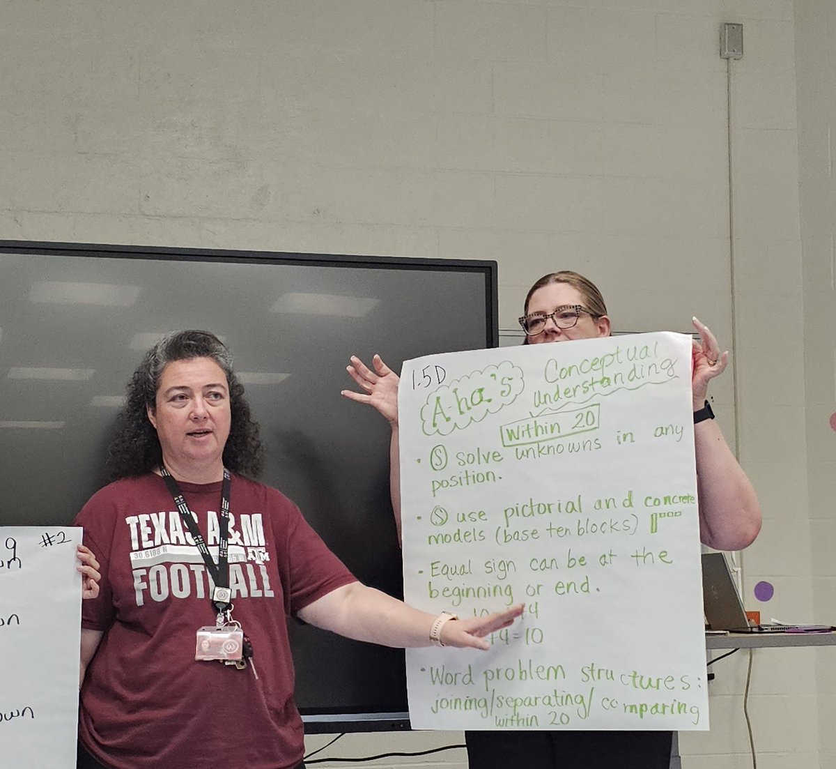 Thank you <a href="/StaffordEISD/">Stafford Visual & Performing Arts Elementary</a> <a href="/dalaniz275/">DAlaniz</a> 1st grade Team for your collaboration during our Math Unit Planning. Thank you @josjengeo for leading our PD! Great job! 😊