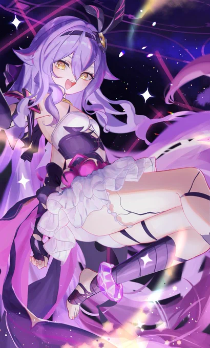 Do you want me to cast magic on you?  Kudos to Captain  for the amazing fanwork!  #HonkaiImpact3rd #Sirin
