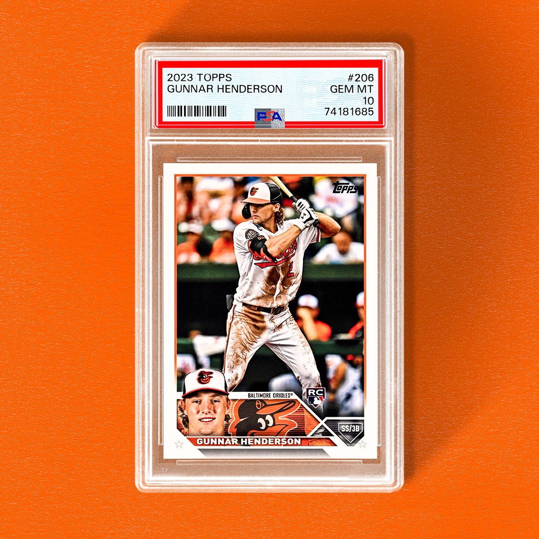 PSAcard's tweet image. ⚾️ 𝙈𝙇𝘽 𝙋𝙇𝘼𝙔𝙊𝙁𝙁 𝙂𝙄𝙑𝙀𝘼𝙒𝘼𝙔 ⚾️ 

The Orioles officially locked up the AL East, fueled by these young stars. Now you have a chance to grab one of their flagship RCs in a PSA 10. How to enter:

1) Follow us 
2) Like &amp;amp; RT this tweet 
3) Reply &amp;amp; tag 3 fellow collectors