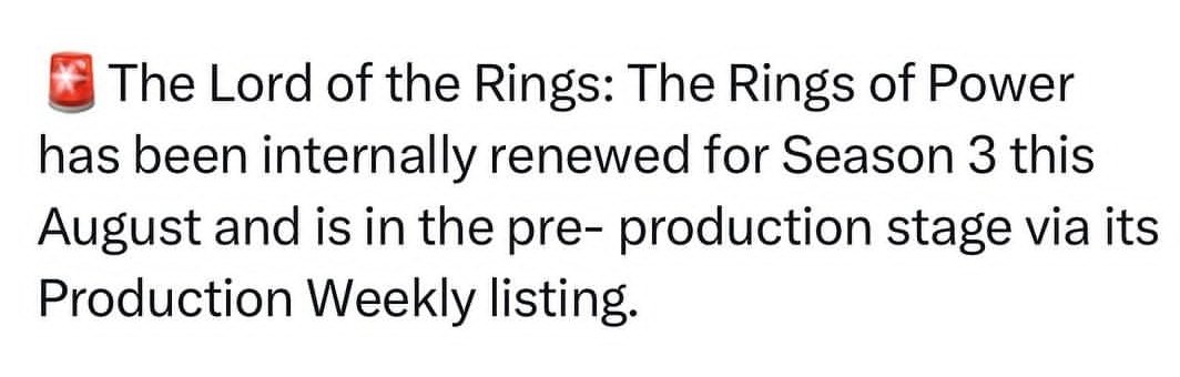 LostHistory9's tweet image. Some of you may see this headline concerning Rings of Power. It's clickbait. 

Àmazon has a 5 season commitment. They are contractually obligated to finish the show, regardless of poor return on investment, which is why Amazon Studios has been nuking original shows to compensate