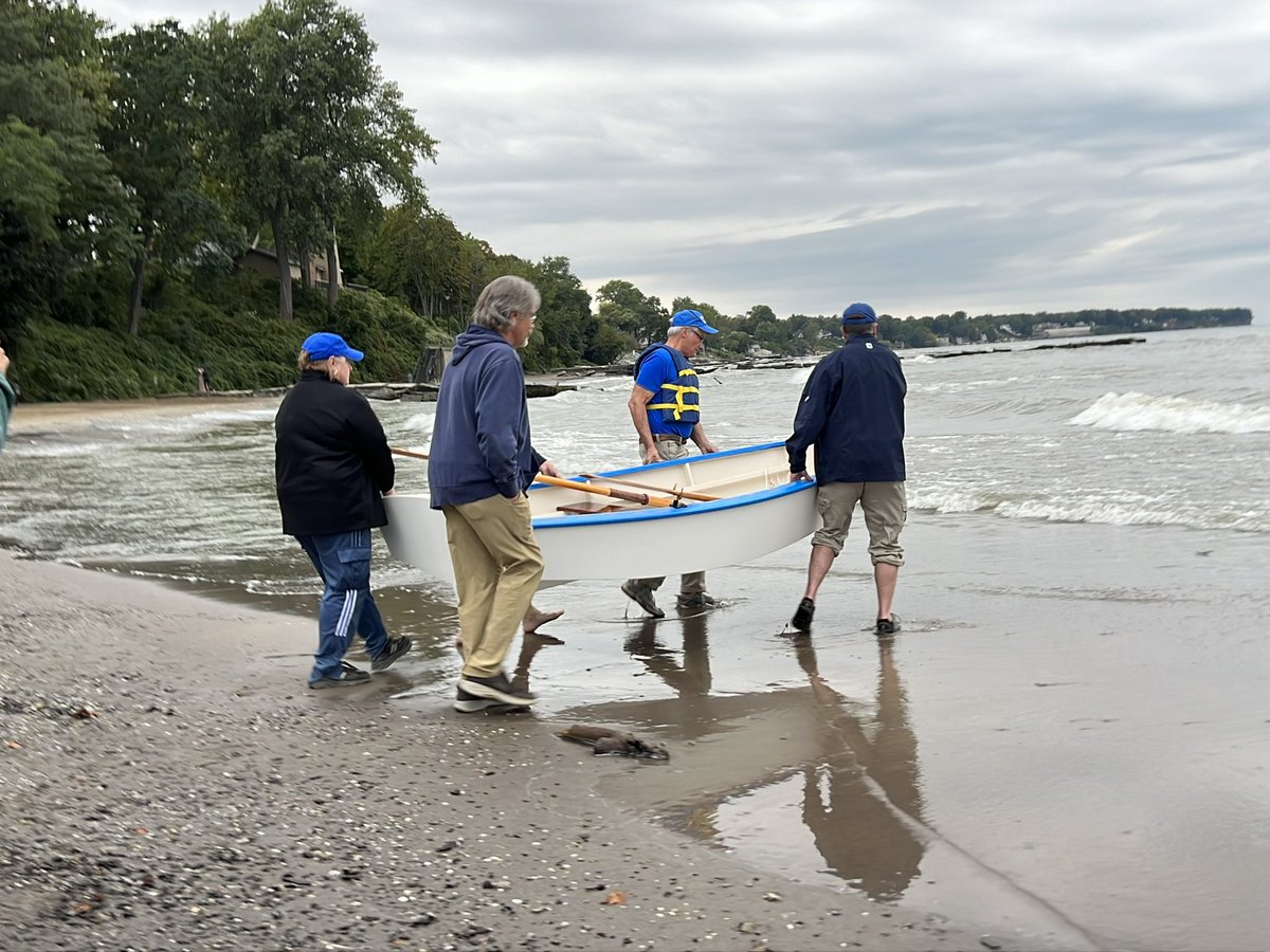 Seventy years ago Henry Wischmeyer, an amateur Bay Village naval architect,  drew plans for a 10 ft. utility pram.  It got launched on his 151th birthday, September 27, 2023 cabbs.org/wischmeyer-pra…