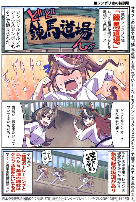 シンボリ家のお話

この話を知った時、シンボリ家に秘密特訓しに行くテイオーという図が頭に浮かんで離れなくて…

#ウマ娘 