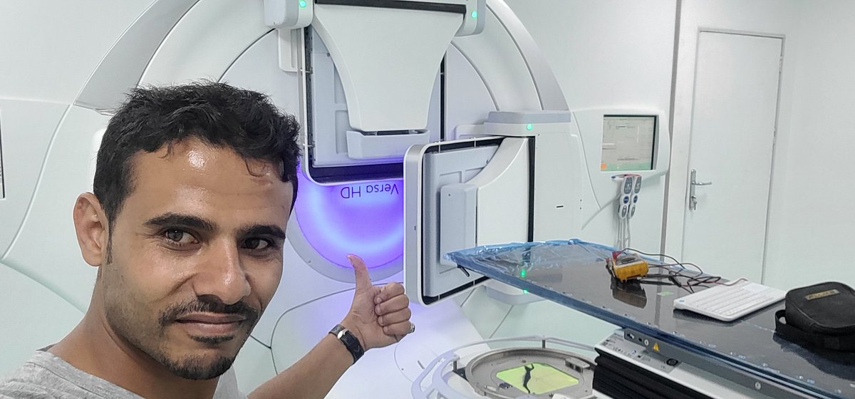 SaifAbdulhadi4's tweet photo. The fatigue, sleeplessness, and effort expended for something big disappear as soon as you see the results.
Thank you for all the works team
**
During Project of Versa HD Linac with its accessories, NOC, Sana'a, Yemen.
#NatcoAlRazi
#ElektaVersaHD
#PhillipsBigBore
#PTW
#VisionRT https://t.co/5IcnEugy0V