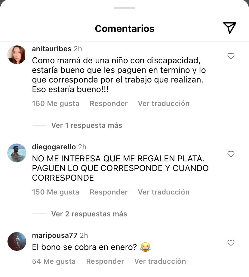 ConiColl_'s tweet photo. La @andiscapacidad propone un bono para prestadores. Como si el “estímulo” de un 25% del valor de julio fuese solución al sistema inutil con el que nos pagan. Queremos respeto por nuestros sueldos y nuestro trabajo. Quien trabaja sin saber cuando le van a pagar? Revisión urgente https://t.co/pVdvfcLZ60