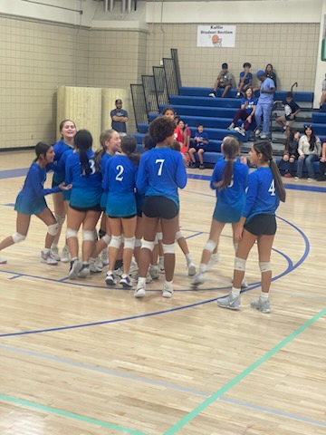 The B team had a two-game sweep and then the A team won the best of 3! Celebrations galore! 🏐 👏 Go Dolphins!