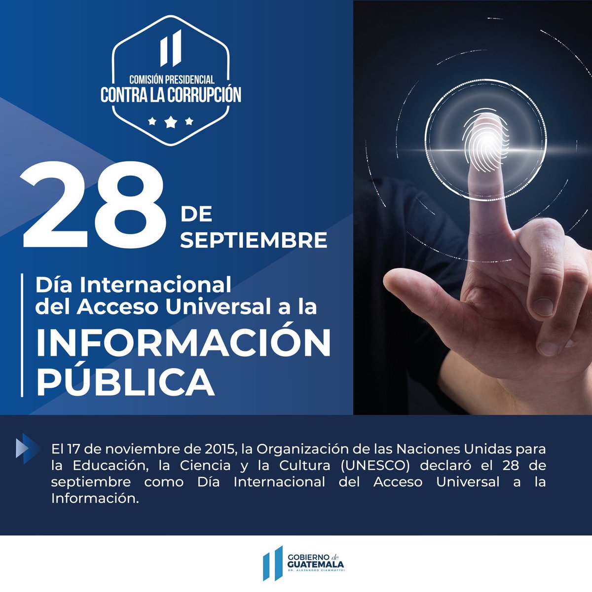 CpccOficial's tweet image. Hoy conmemoramos el Día Internacional del Acceso Universal a la Información Pública como un esfuerzo para fortalecer la democracia, la rendición de cuentas, la participación ciudadana y el compromiso de la transparencia en la administración pública.
#28deSeptiembre 
#LAIP