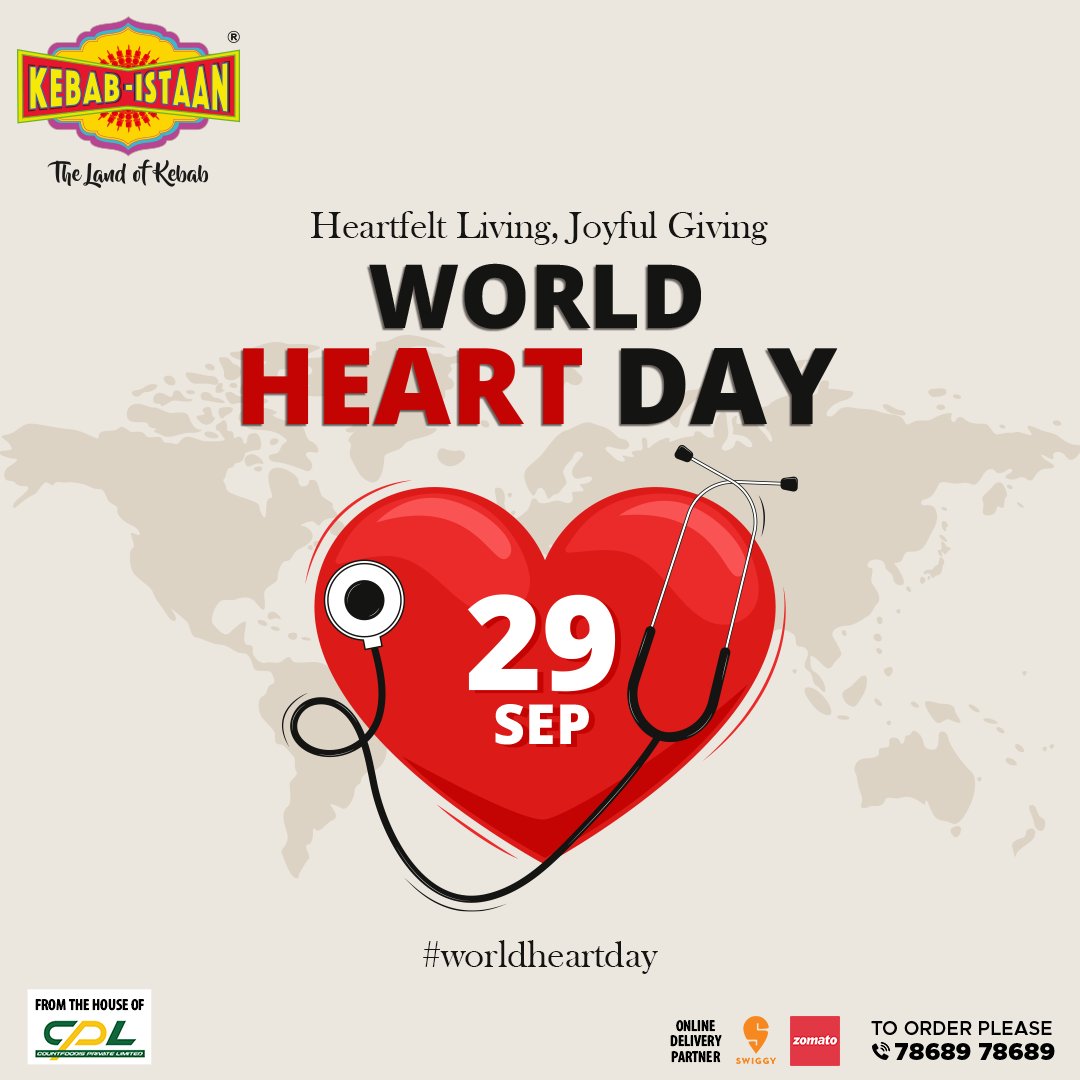 #WorldHeartDay #HeartHealth #LoveYourHeart #ListenToYourHeart #FightForYourHeart #HeartHealthy #HeartDisease #CardiovascularHealth #Prevention #HealthyLiving #LifestyleChanges #Diet #Exercise #NoSmoking #YoungAndHeartHealthy #HeartHealthMatters #TakeCareOfYourHeart #kebabistaan