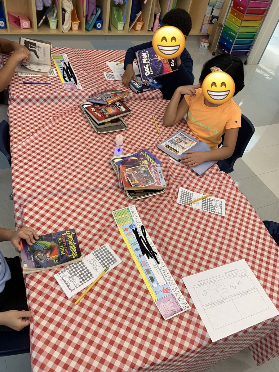 Introduced IDR in reading today. What better way than to do a “Book Tasting!” #booktasting #buildingacommunityofreaders #suchafunactivity <a href="/MonroeOwls/">James Monroe Elementary School</a>