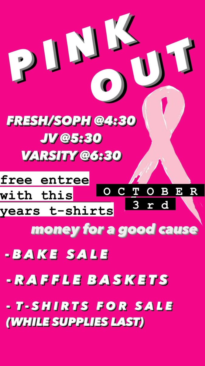 •breast cancer awareness night info💗
•save the date !!