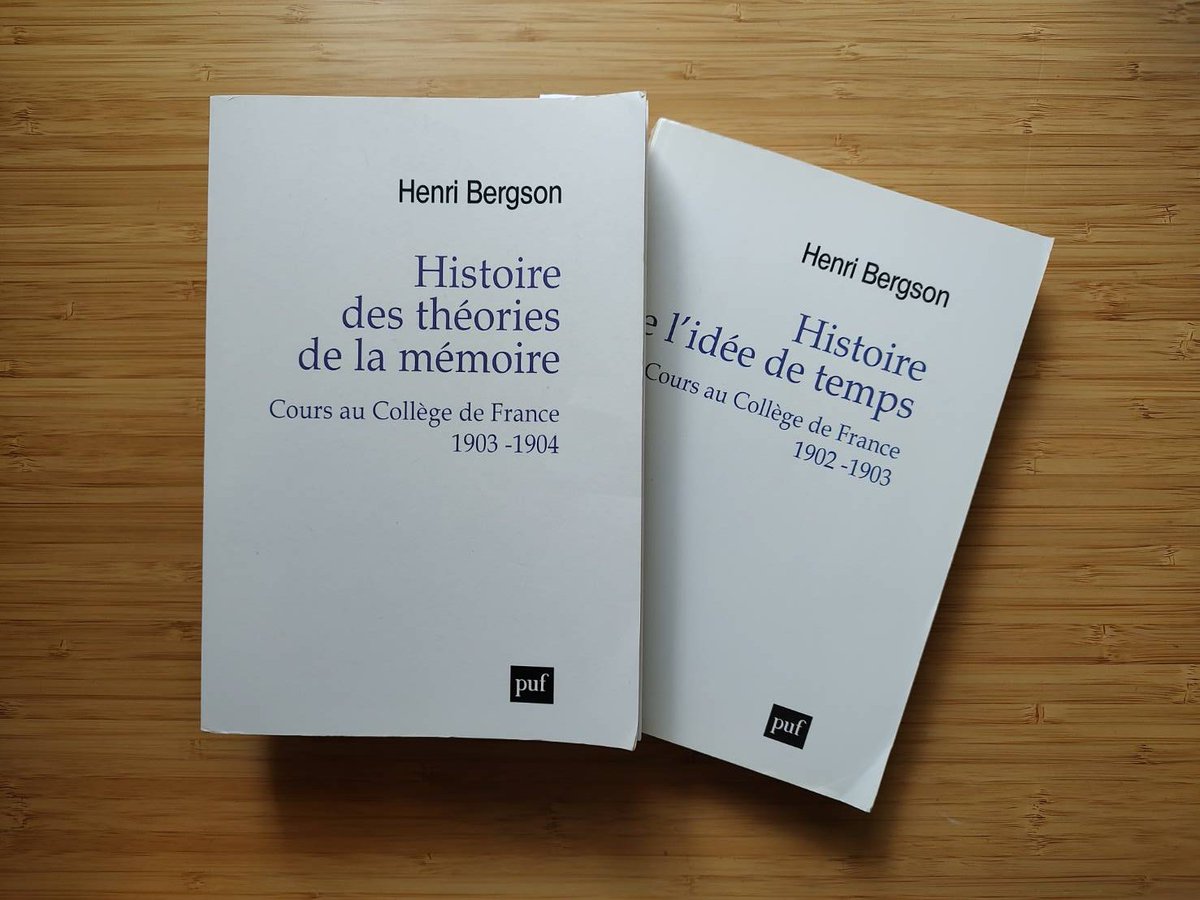 来月刊行予定書を各販売店にお知らせしました。ご予約いただけます。アンリ・ベルクソン著『記憶理論の歴史――コレージュ・ド・フランス講義 1903-1904年度』（藤田尚志・平井靖史・天野恵美理・岡嶋隆佑・木山裕登訳）。下記販売店サイトで目次等掲載。
amazon.co.jp/dp/4910213430