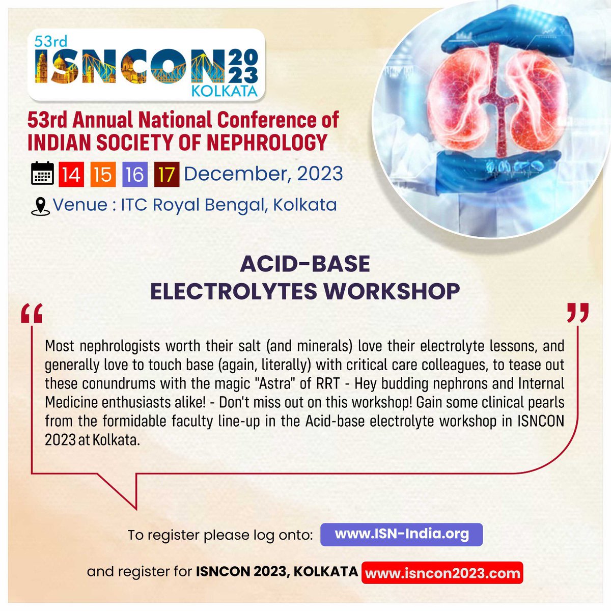 Delighted to share overwhelming response to abstract submission @isncon2023. Received 375 abstracts this year in annual meeting of @isn_india . Our workshops/CMEs, are complementary for registered delegates. @sgulati2002 @srigola751 @arvindcanchi.