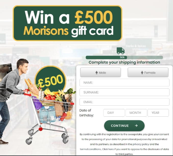 offeristic's tweet image. 🎁United Kingdom Best £500 Morison Gift Card Offer.
🤡Claim Your £500 Morison Gift Card Now!.
✅Enter your information now for a chance to win.

✅Please Cheak This Link⬇️👇⬇️👇

                  shorturl.at/oxBFR

#giftcard
#mgiftcardplu
#giftcardplu
#giftcardandenhance