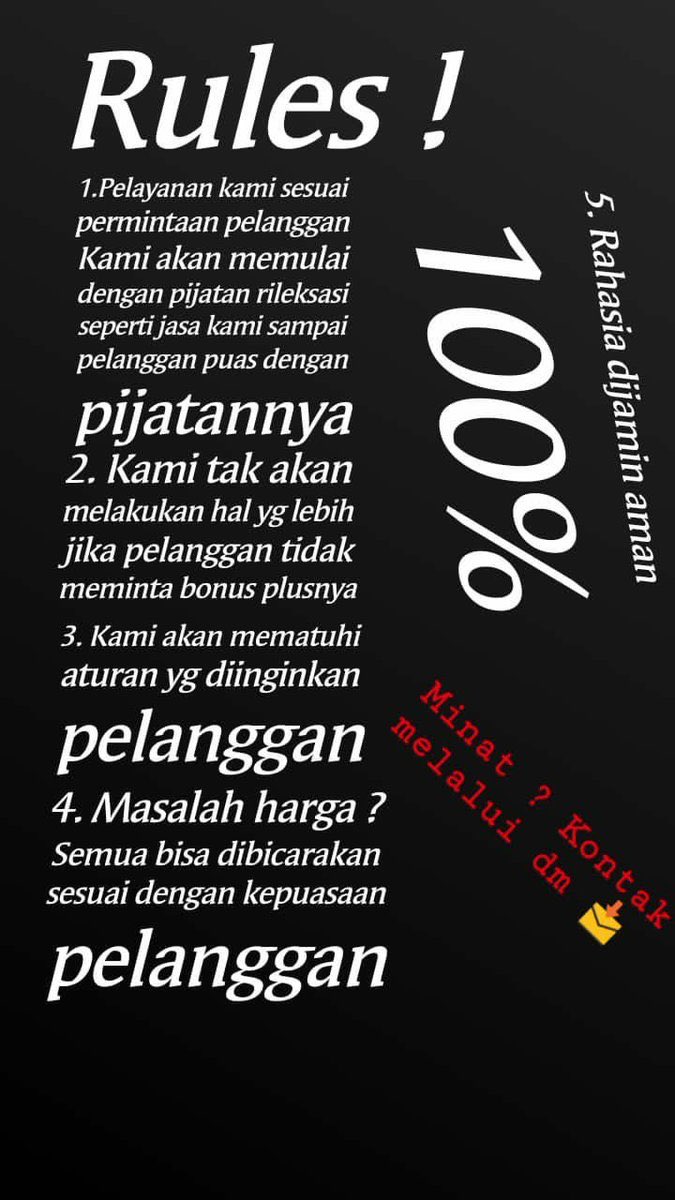 Partner_3s_GRS's tweet photo. Yuk pasutri/single yang ingin merasakan massage yoni/sensual langsung DM/WA sorry yg tanya2 doang gak bakal direspon... Hanya untuk yg serius aja... Privasi No.1 Serius DM 📩/WA 087865928224 https://t.co/C71NAMsfyi