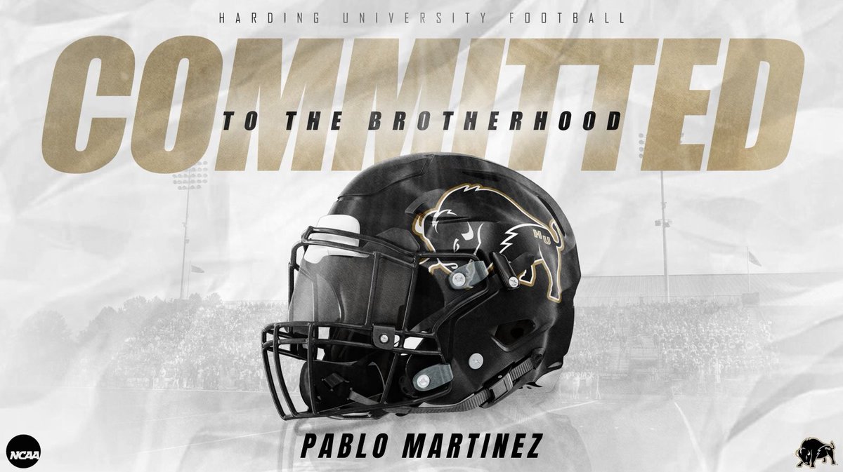 Pablo Martinez-Cerda (@pablo_mtz24) on Twitter photo 100% Committed!!! #HonorGod
Special S/O to <a href="/coachriordan/">jeff riordan</a> <a href="/_CoachIrvin/">Coach Irvin 🌵</a> <a href="/johnsonboi24/">CoAcH JoHnSoN🏈🏀</a> <a href="/CoachBigHU/">Trevon Biglow</a> for helping me get to this amazing point in my life. Proud to say I’m a Bison!!! 100% Committed!!! #HonorGod
Special S/O to <a href="/coachriordan/">jeff riordan</a> <a href="/_CoachIrvin/">Coach Irvin 🌵</a> <a href="/johnsonboi24/">CoAcH JoHnSoN🏈🏀</a> <a href="/CoachBigHU/">Trevon Biglow</a> for helping me get to this amazing point in my life. Proud to say I’m a Bison!!!