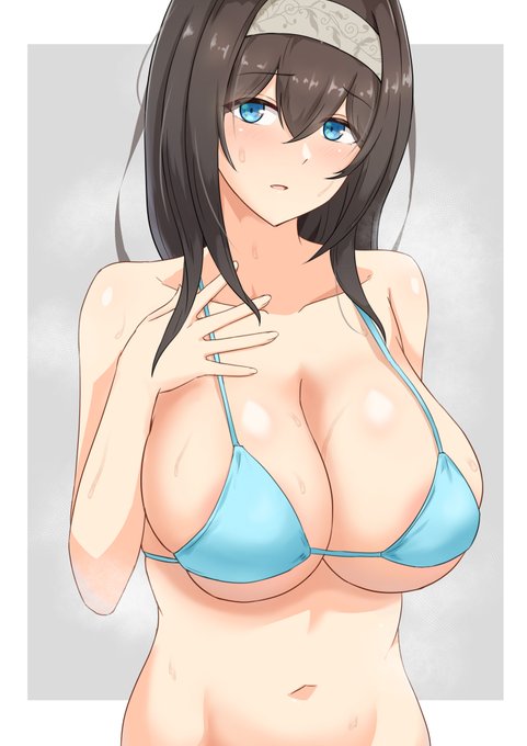 涼しい日もありますがまだ文香に水着を着せても問題無いと判断致しました