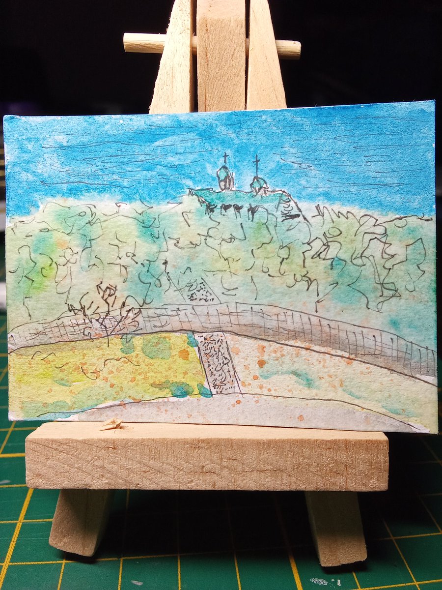ryciewmateriale's tweet photo. #Busko -Zdrój #handmade #watercolor #FridayMotivation https://t.co/4VBI5Lksrd