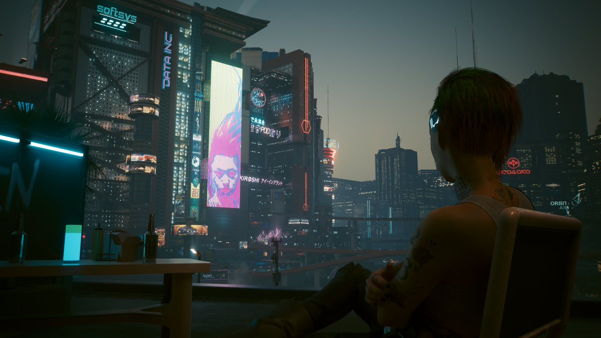 scriptedpersona's tweet photo. More Cyberpunk from my new 2.0 playthrough https://t.co/uGBR7J6GTK