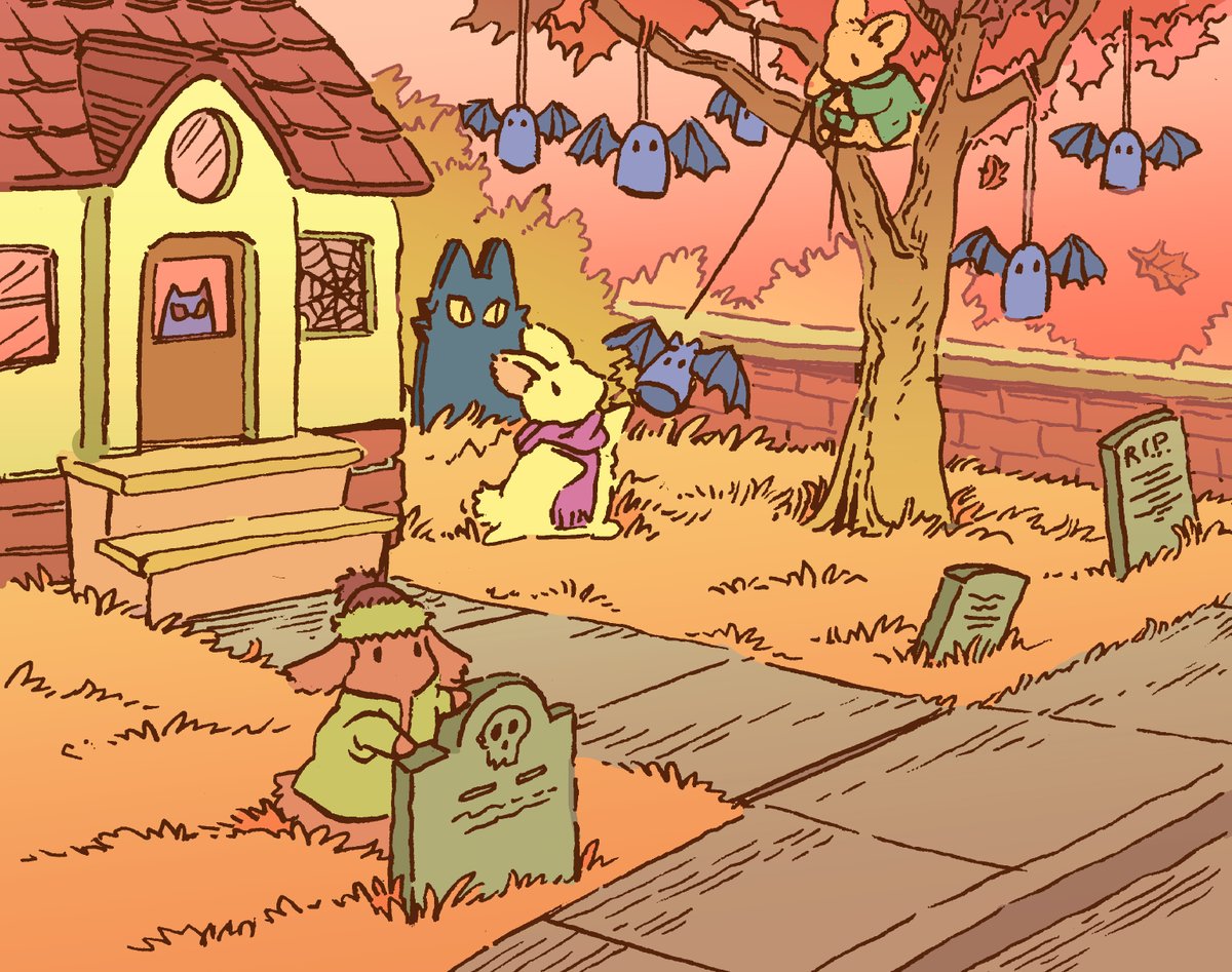 willquinnart's tweet photo. Daily bunny no.2260 is preparing for spooky season https://t.co/vxrVGfh7OY