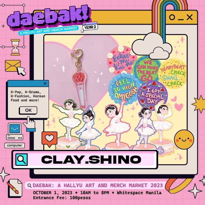 🫰🏻clay.shino🫰🏻 [Zimzalabims]

Happiness!~ ✨ Are you ready for adorable Red Velvet fan art? We gotcha ♡( •ॢ◡-ॢ)✧˖° ♡ From acrylic keychains, stickers, button pins, and polymer clay accessories, we have it for you! 💖