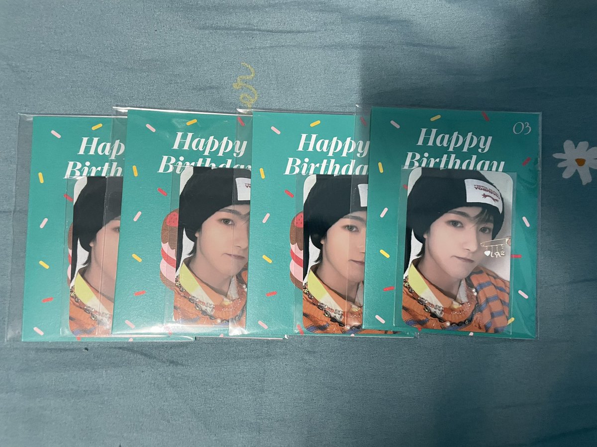 #พร้อมส่ง BIRTHDAY CARD #Jeno  #Renjun

💰200฿
📦 Shipping fee
🛒 สั่งซื้อ เมนชั่นค่าา 

#ตลาดนัดnct #ตลาดนัดnctdream #เจโน่ #อินจุน