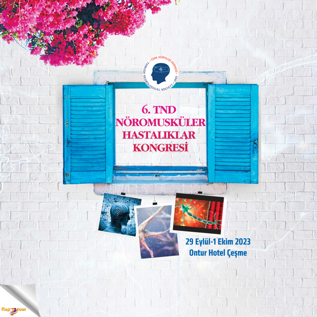 flaptour's tweet photo. 6. TND Nöromuküler Hastalıklar Kongresi
#flaptour https://t.co/TPL6QlE1qp