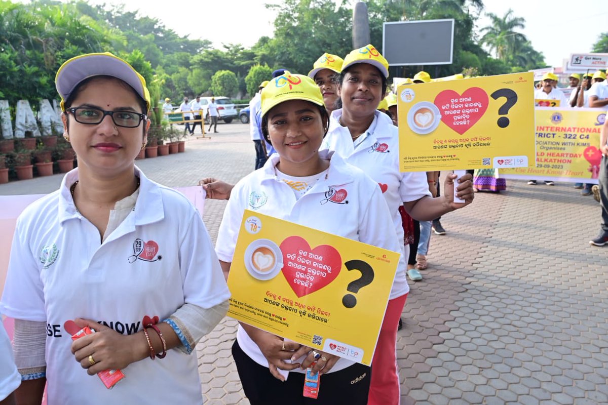 KIITUniversity's tweet image. Earlier today, we successfully hosted a Walkathon on the occasion of World Heart Day. Thanks to the Department of Cardiac Sciences at KIMS for leading the charge in raising awareness about a heart-healthy lifestyle. Snapshots 👇

#kiit #kimsbbsr