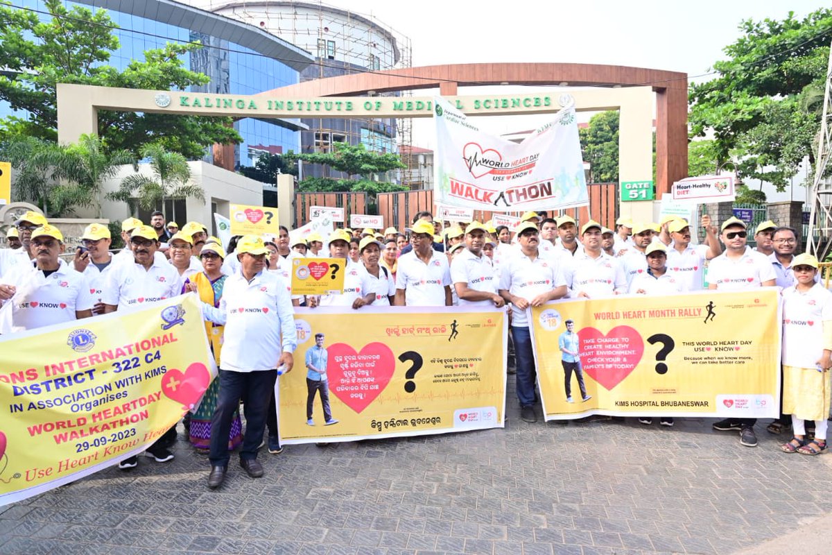 KIITUniversity's tweet image. Earlier today, we successfully hosted a Walkathon on the occasion of World Heart Day. Thanks to the Department of Cardiac Sciences at KIMS for leading the charge in raising awareness about a heart-healthy lifestyle. Snapshots 👇

#kiit #kimsbbsr