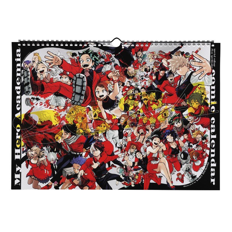 ヒロアカ「/プレゼント企画\『#僕のヒーローアカデミア』原作グッズをランダムで4名様に1を」|少年ジャンプ編集部のイラスト