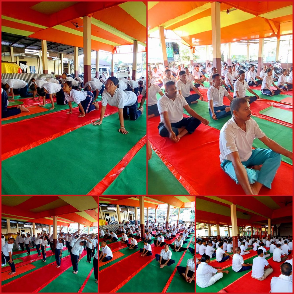 “Be the evergy you want to attract” Glimpses of Morning Yoga sessions by @karimganjpolice. @CMOfficeAssam @assampolice @DGPAssamPolice @gpsinghips @HardiSpeaks @KangkanJSaikia