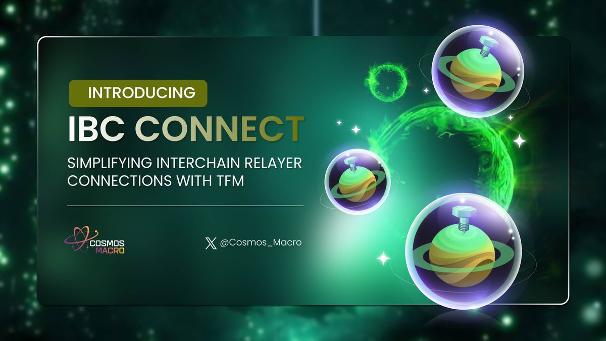 Cosmos_Radar_'s tweet image. 🚀 Dive into seamless #interchain communication!

Discover #IBC Connect by @tfm_com, your go-to tool for setting up relayer connections between appchains.

Any Cosmos SDK chain can request TFM&apos;s assistance to establish new relayers. 🔐

Simplify communication now💥

#Cosmos_Macro
