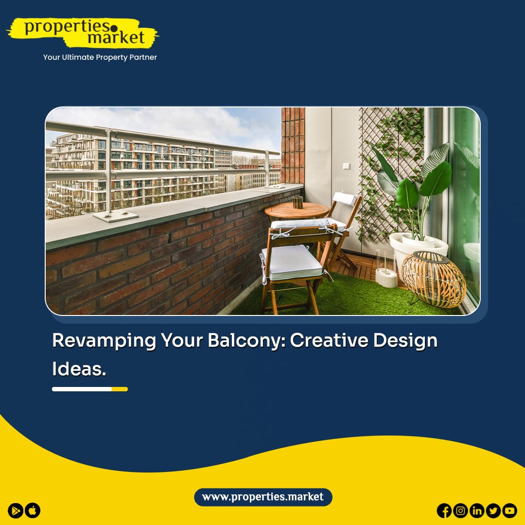 propertiesmktae's tweet image. Are you looking to transform your apartment balcony?

Dive into our guide for innovative design ideas to revamp your small outdoor space.

👉 Read our Blog: properties.market/ae/blog/ideas-… 👈

#balconymakeover #smallspacedesign #outdoorliving #creativebalcony #balcony #apartmentliving