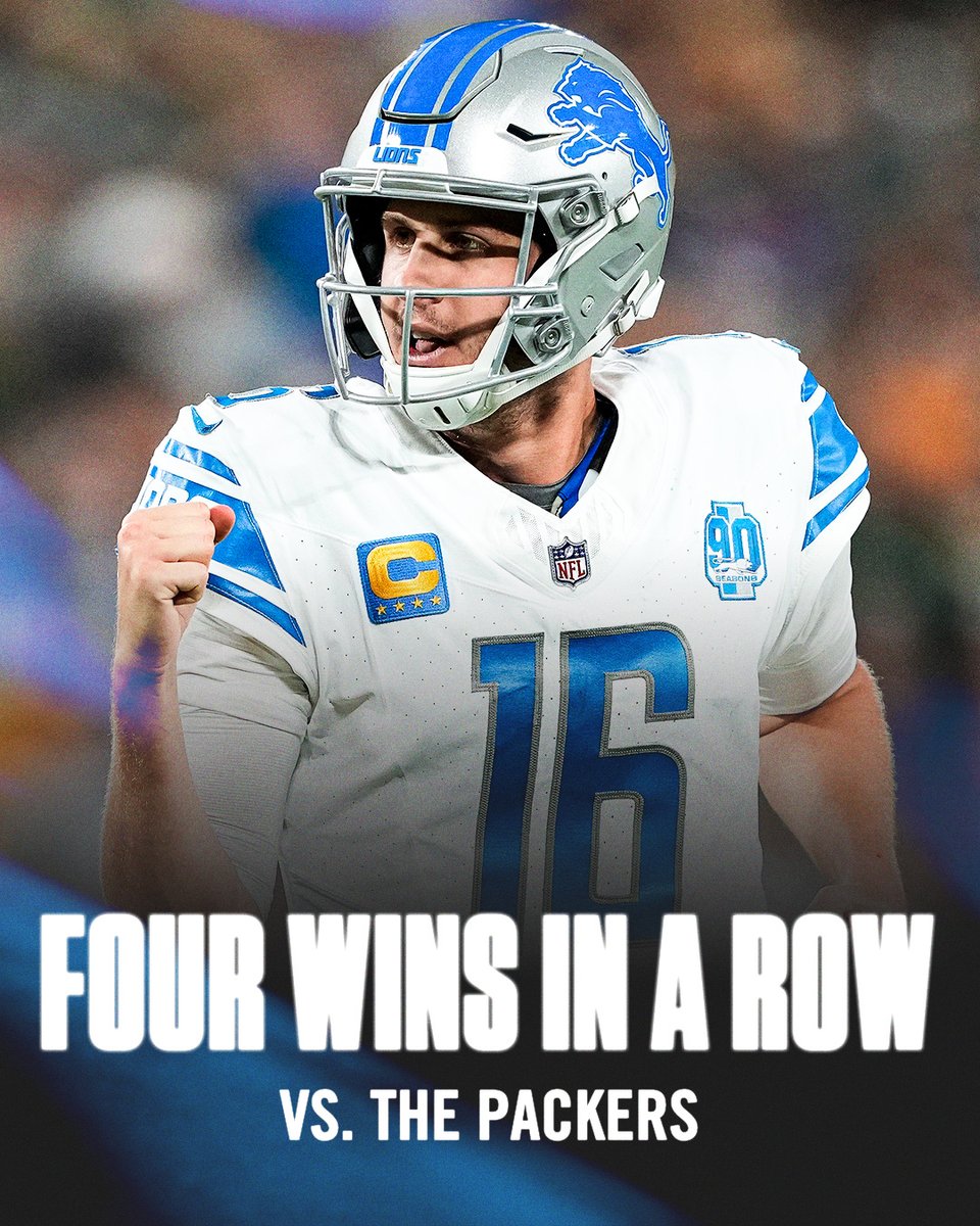 SportsCenter's tweet photo. The Lions stay hot against Green Bay 🦁 https://t.co/SR9JkOa4SO