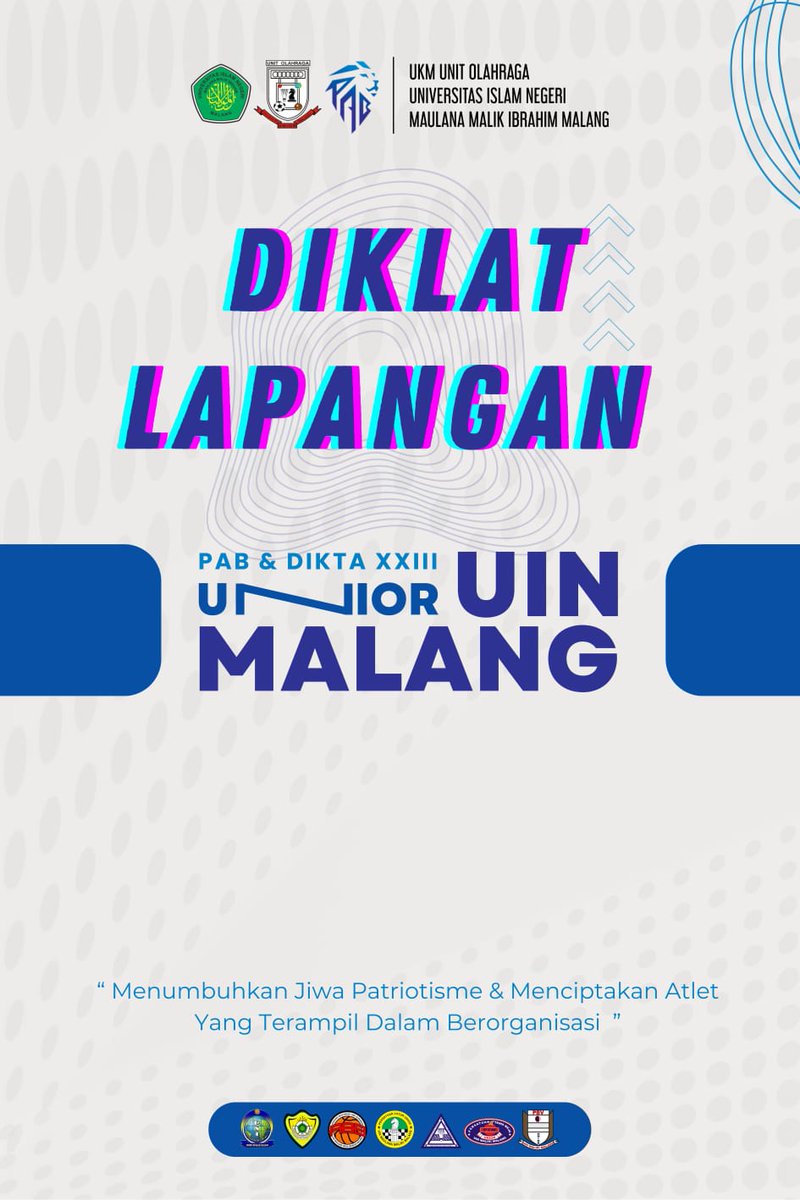 Salam Olahraga 💪🏻

Jangan lupa hadir dan mari berproses untuk UNIOR!