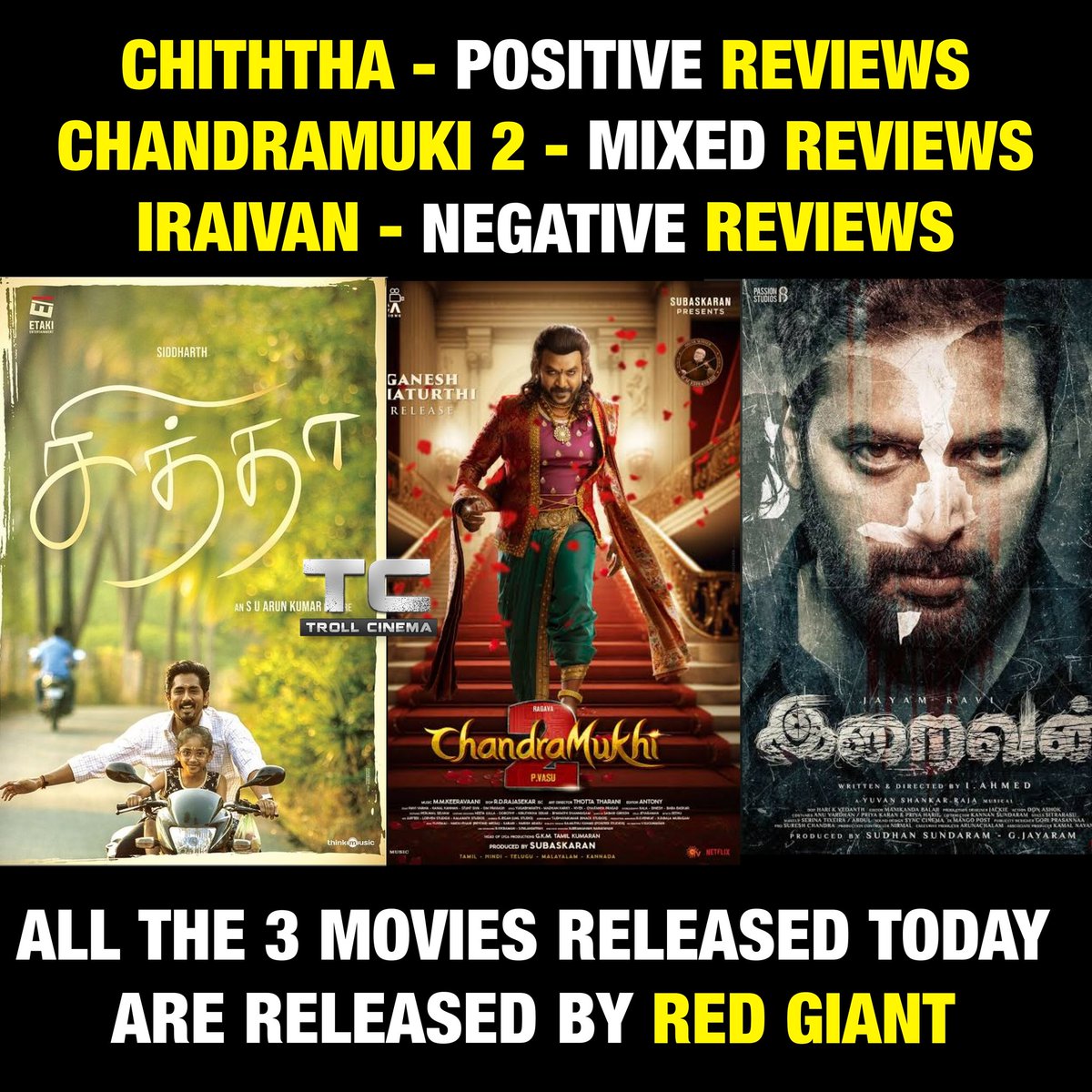 iamJAravind's tweet image. @devicineplexchn #Chiththa getting positive reviews.

For this weekend swap the show

FROM #DeviBala 04.00pm TO #DeviParadise 03.45pm