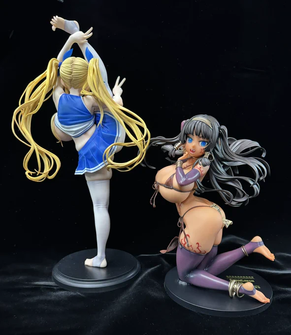 お待たせしていたAMAKUNIさんの大褐色時代シャハナもサンプルが届きました。とても綺麗に作ってくれています。こちらは10月上旬に発送予定との事なので、もうちょっとだけお待ちください。リリスちゃんとも並べられるボリュームです! 