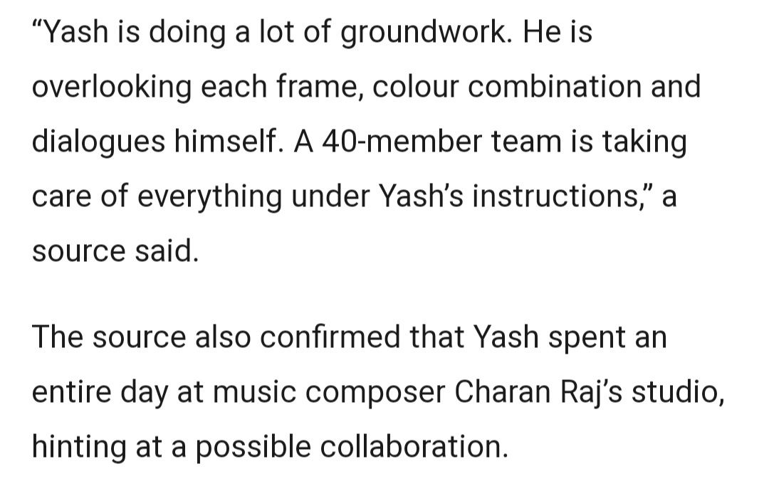 #Yash 🤴
#GeethuMohanDas 🎬
#CharanRaj 🎶

One more buzz of #Yash19 🏃‍♂️
@TheNameIsYash #YashBOSS