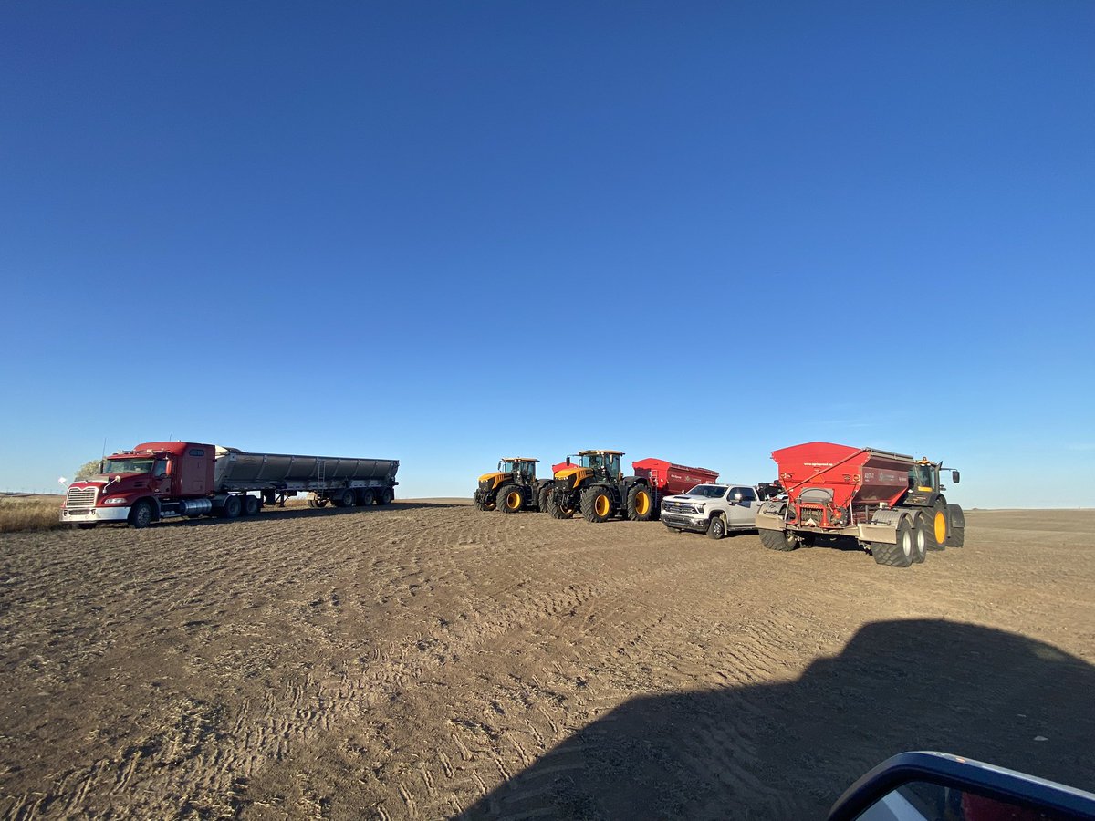 The 306 crew has landed in the Oungre area tonight and ready to start another project.   Curious about Biosul, maybe want to get a price quote or check out how we do things?   Shoot us a message or stop by the field we are spreading in.