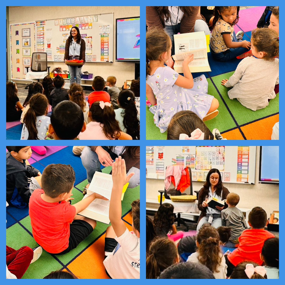 Today my students were engaged in a very special lesson taught by <a href="/evolvesped/">Christy Amoros</a>. We learned that books are a treasure. Students practiced how to turn pages very carefully. It’s a treat collaborating with you Ms. Amoros. Looking forward to many more shared lessons this school year.