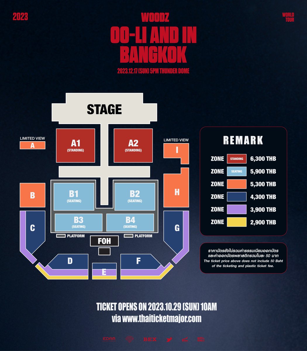 BEX_Concert's tweet photo. 📢 รายละเอียดผังที่นั่ง และสิทธิพิเศษ
2023 WOODZ WORLD TOUR ‘OO-LI and’ in Bangkok
 เปิดจำหน่ายบัตรวันที่ 29 ต.ค. 66 เวลา 10:00 น.
ทาง https://t.co/PUut9sPLC1
 แล้วพบกันวันที่ 17 ธ.ค. นี้  💙 🧡
 
#WOODZ #우즈 
#OO_LI_and_in_Bangkok
#OO_LI #OO_LI_PROJECT
#BEX https://t.co/2iBk5SdYA1