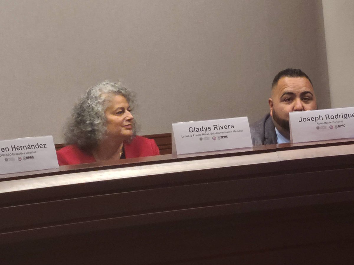 Today a roundtable convened to celebrate Puerto Rican leadership in Connecticut. Hispanic members of BPRC and local leaders acknowledged cultural activism and historical preservation within communities. Thanks to the <a href="/CWCSEO/">Women, Children, Seniors, Equity and Opportunity</a> for hosting this event during #HispanicHeritageMonth 🇵🇷
