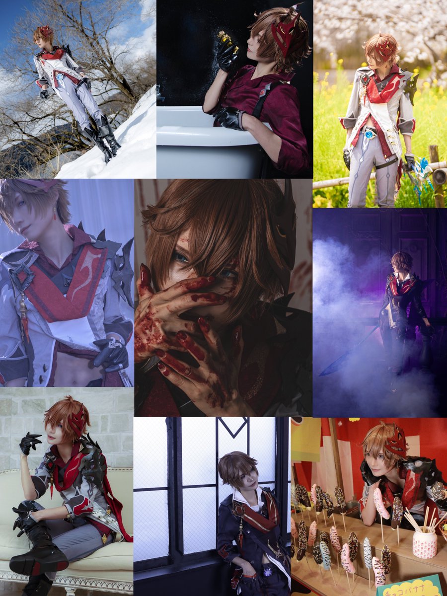 shanmugi000's tweet photo. #原神3周年
#GenshinImapct
ちゃんと纏めてみました☆
原神課金しねぇと言っていたのに今では立派に課金してしまって🤣
コスプレもしねぇな！と言いながらやっぱりやらかしてしまいました。推しは尊い。
原神コス初めてまだ1年未満ですが沢山遊んでくれてありがとう❣️ https://t.co/4dN9ynDiRB