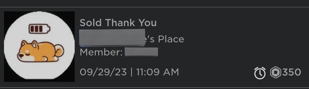 I received the robux that I won from the gw. Thank you so much <a href="/Lxtiz1/">𝗝𝗲𝗻𝗻𝗶𝗳𝗲𝗿🤍</a> for the robux and @Tiff_candz for hosting
#noodleistrusted