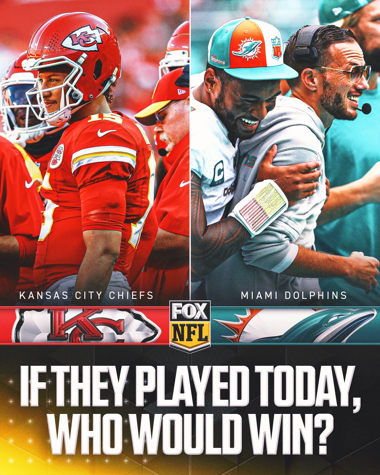 FOX Sports: NFL on X: Who would win if they played today? Kansas