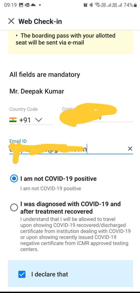 deepakIntc's tweet image. #indigo6e why your app is showing error for check-in. It is asking for missing mobile number, which is already entered.  #Weird #indigoappissue
