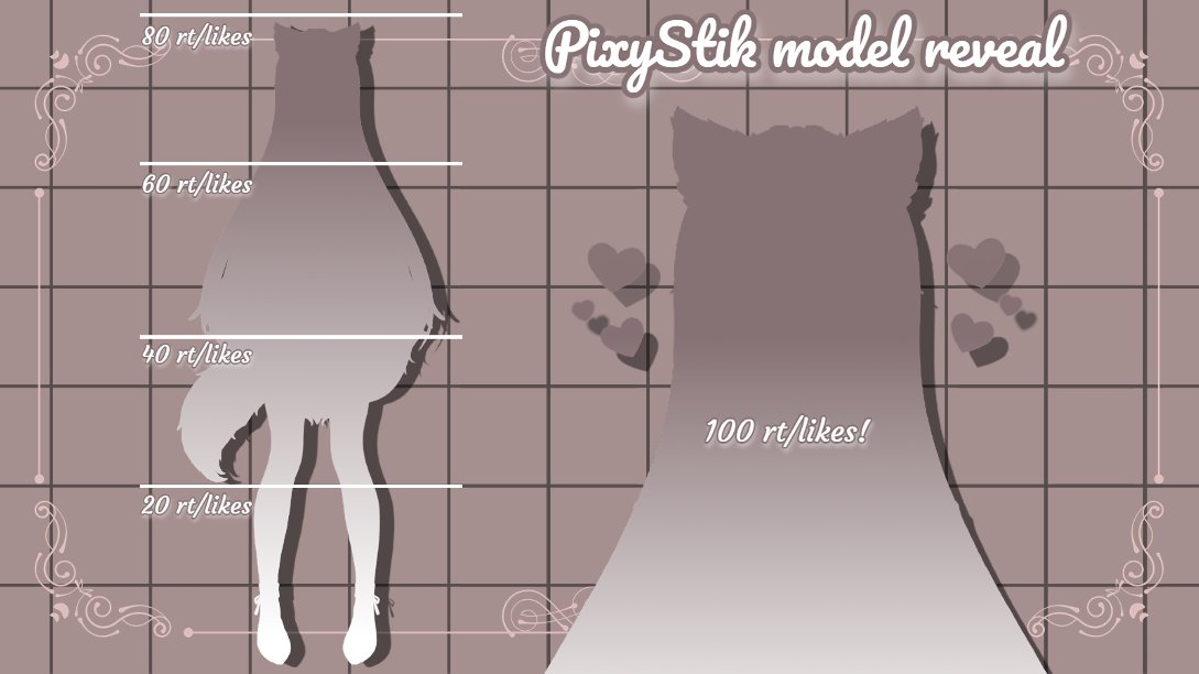 Pixy_VT's tweet photo. ❤️🐾 MODEL REVEAL 🐾❤️

It's time to reveal my new model! Help complete the goals to see her!

#Vtuber | #ModelReveal | #VtuberUprsing https://t.co/KWZKJNLtnI